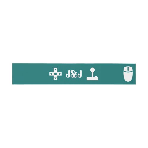 Multiplayer Mode in Teal Invitation Belly Band