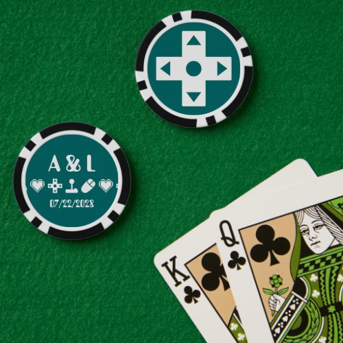 Multiplayer Mode in Teal Poker Chips