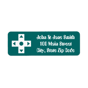 Multiplayer Mode in Teal Return Address Label