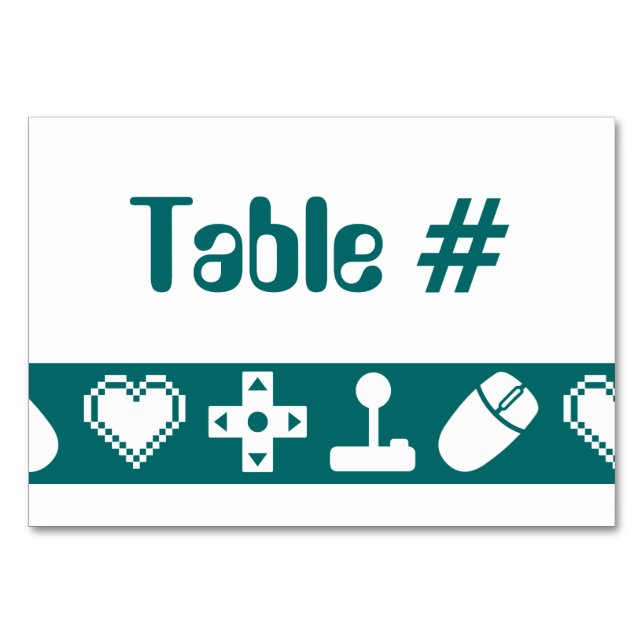 Multiplayer Mode in Teal Table Card (Front)