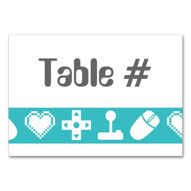 Multiplayer Mode in Turquoise Table Card (Front)