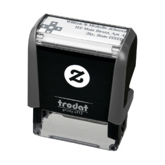 Multiplayer Mode Self-Inking Address Stamp