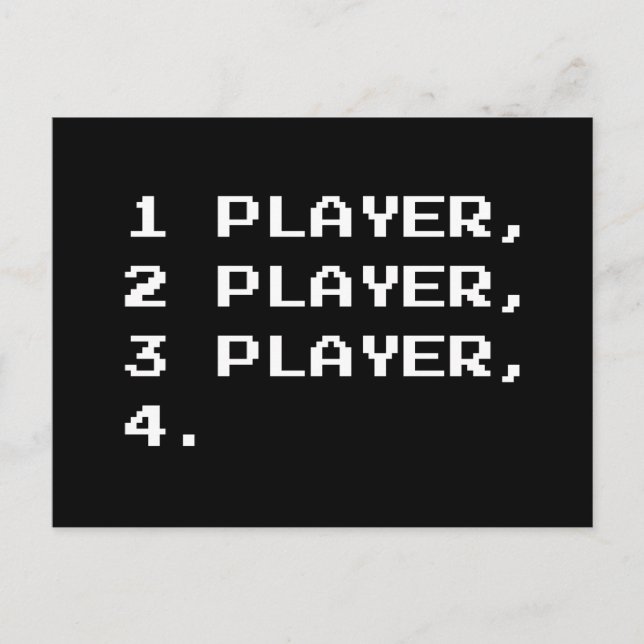 MULTIPLAYER POSTCARD (Front)