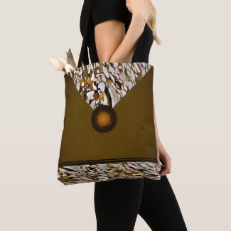Multiple Brown Tone Designer Fashion Tote Bag