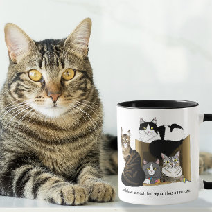 Multiple Cat Households Green Funny Mug