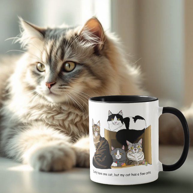 Multiple Cat Households Green Funny Mug (Creator Uploaded)