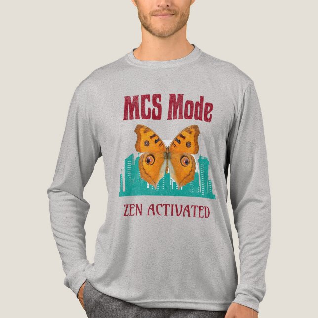 Multiple Chemical Sensitivity Awareness MCS Mode Tri-Blend Shirt (Front)