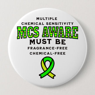Multiple Chemical Sensitivity MCS Awareness Button