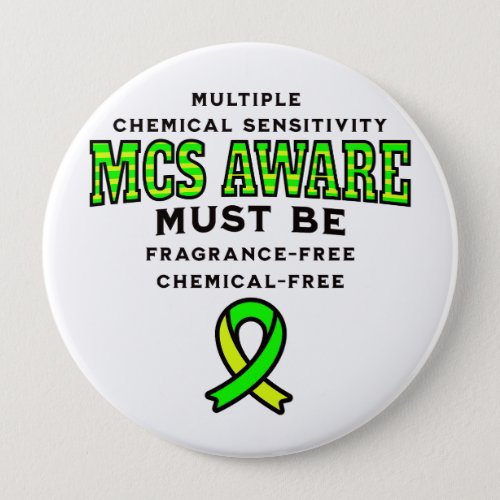 Multiple Chemical Sensitivity MCS Awareness  Button