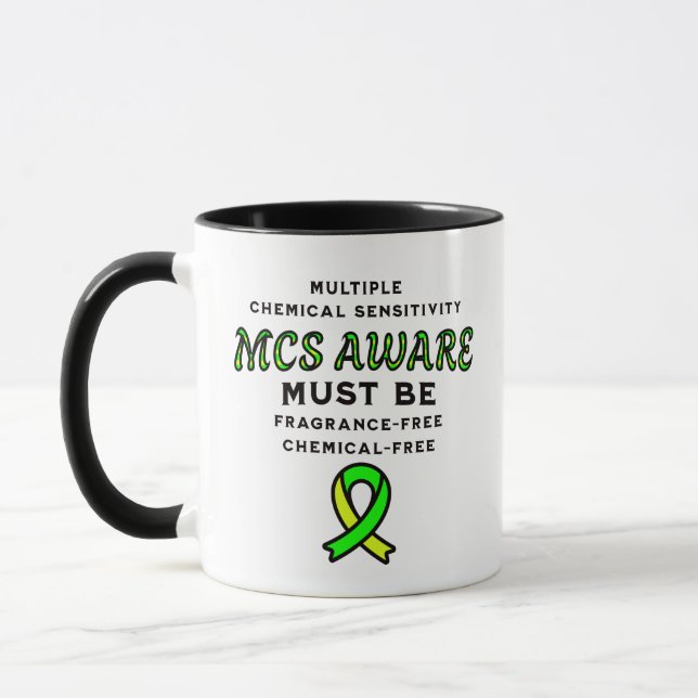 Multiple Chemical Sensitivity MCS Awareness  Mug (Left)