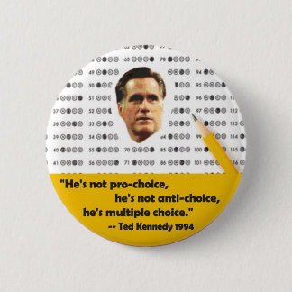 Multiple Choice Mitt Romney Button