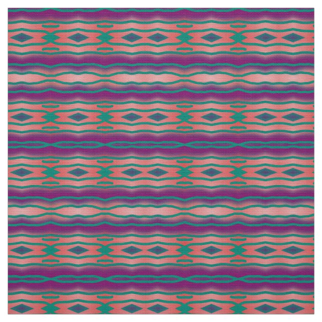 Multiple color horizontal stripes fabric pattern  (Swatch)