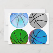 Multiple Colored Basketballs (Front)