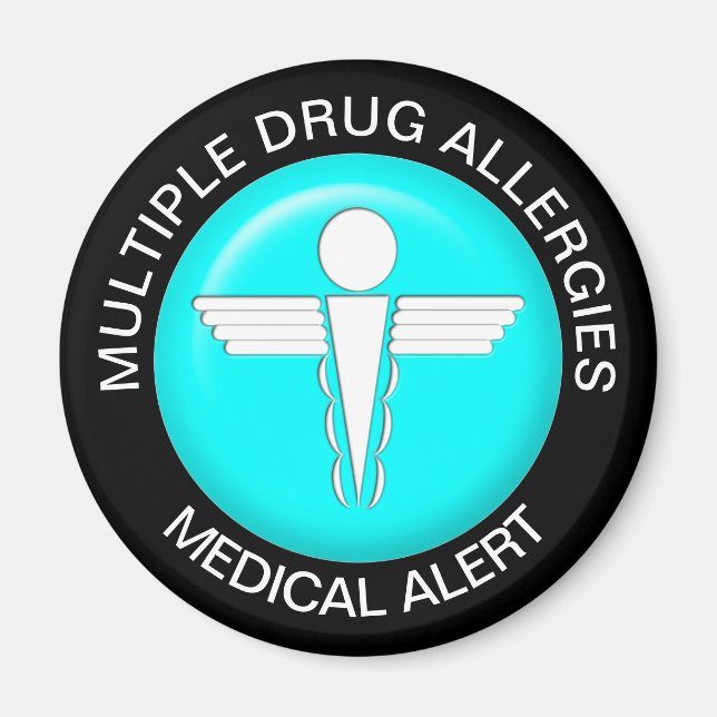Multiple Drug Allergies Magnet (Front)