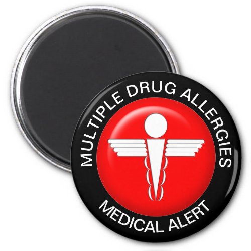 Multiple Drug Allergies Magnet