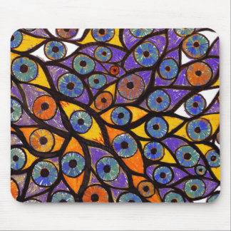 Multiple Eyes Mouse Pad
