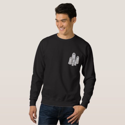 Multiple ghosts halloween sweatshirt