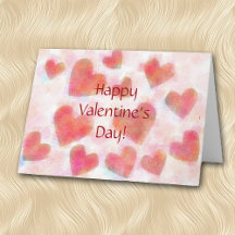 Multiple Hearts Valentine Card