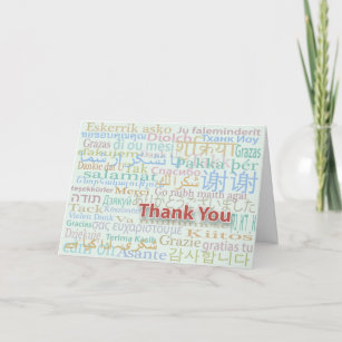 Elegant 30 Thank You Card Language