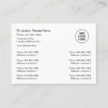 Multiple Location Business Cards Logo Template | Zazzle
