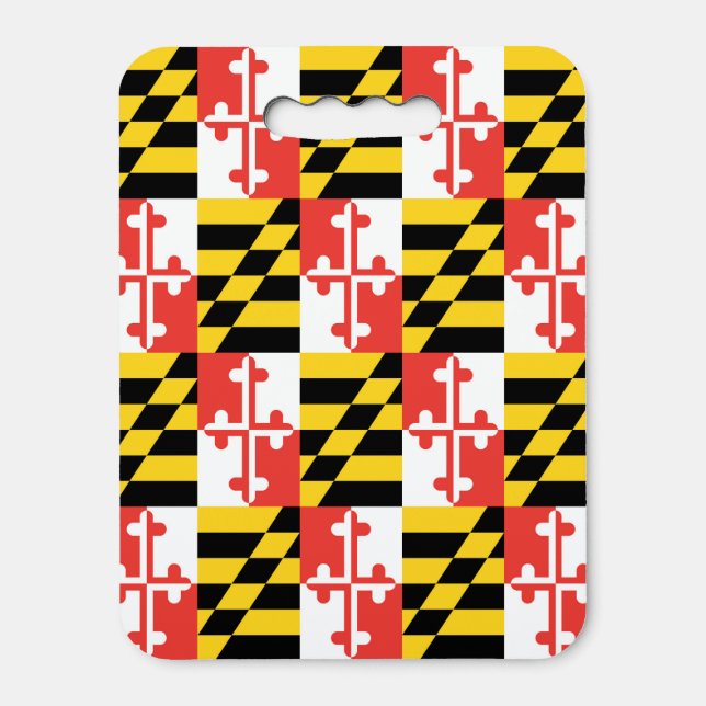 Multiple Maryland Flag Seat Cushion (Front Vertical)