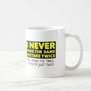 Multiple Mistake Funny Mug