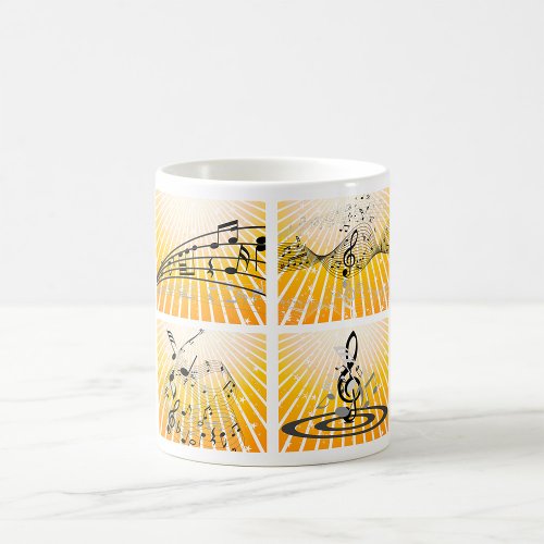 Multiple Music Notes Coffee Mug