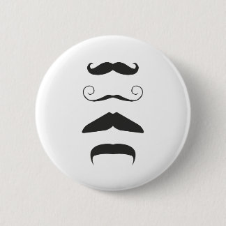 Multiple Mustache Pinback Button