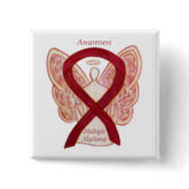 Multiple Myeloma Angel Awareness Ribbon Pins