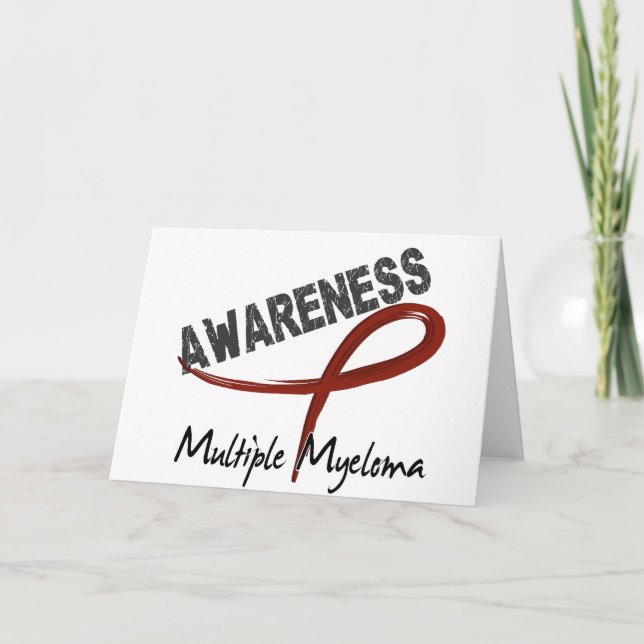 Multiple Myeloma Awareness 3 Card (Front)