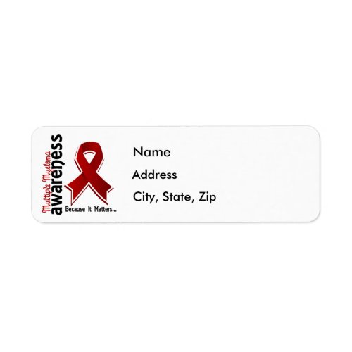 Multiple Myeloma Awareness 5 Label