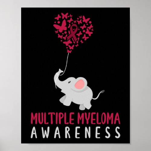 Multiple Myeloma Awareness Elephant Poster