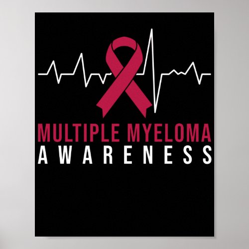 Multiple Myeloma Awareness Heartbeat Poster