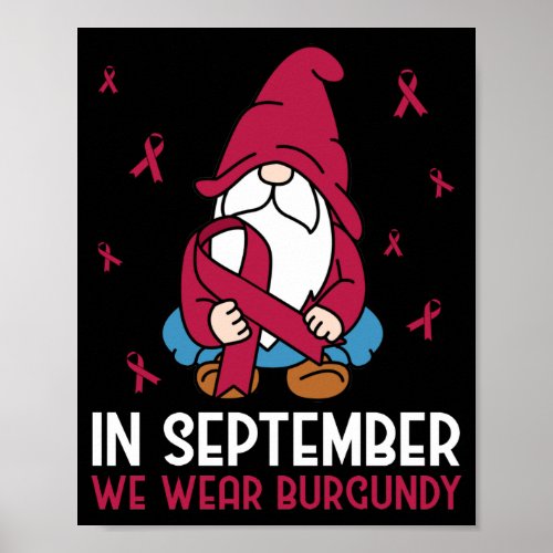 Multiple Myeloma Awareness In September We Wear Poster