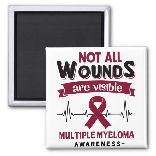 Multiple Myeloma Awareness Month Ribbon Gifts Magnet