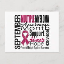 Multiple Myeloma AWARENESS Month TRIBUTE Postcard