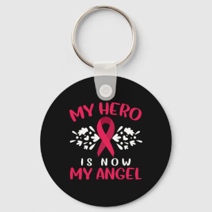 Multiple Myeloma Awareness My Hero Is Now My Angel Keychain