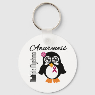 Multiple Myeloma Awareness Penguin Keychain