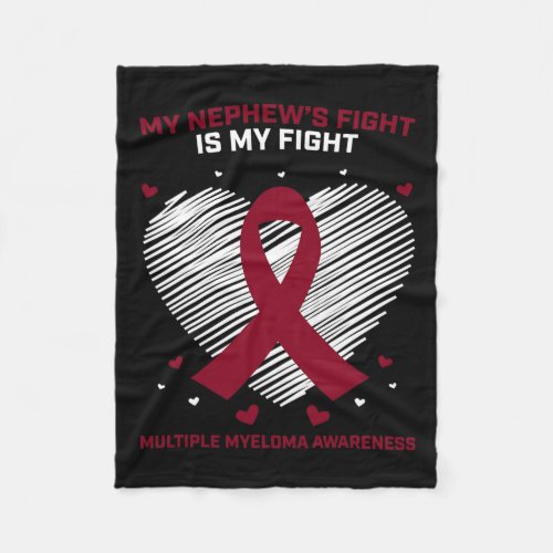 Multiple Myeloma Awareness Products Gift Blood Can Fleece Blanket