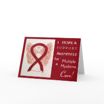 Multiple Myeloma Awareness Ribbon Greeting Card