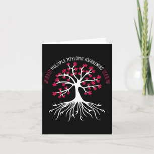 Multiple Myeloma Awareness Tree Puzzle Card