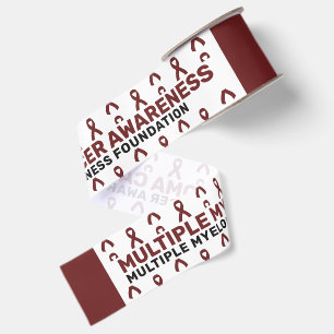 Multiple Myeloma Cancer Awareness Pattern Ribbon