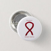 Multiple Myeloma Cancer Awareness Ribbon Pin (Front & Back)