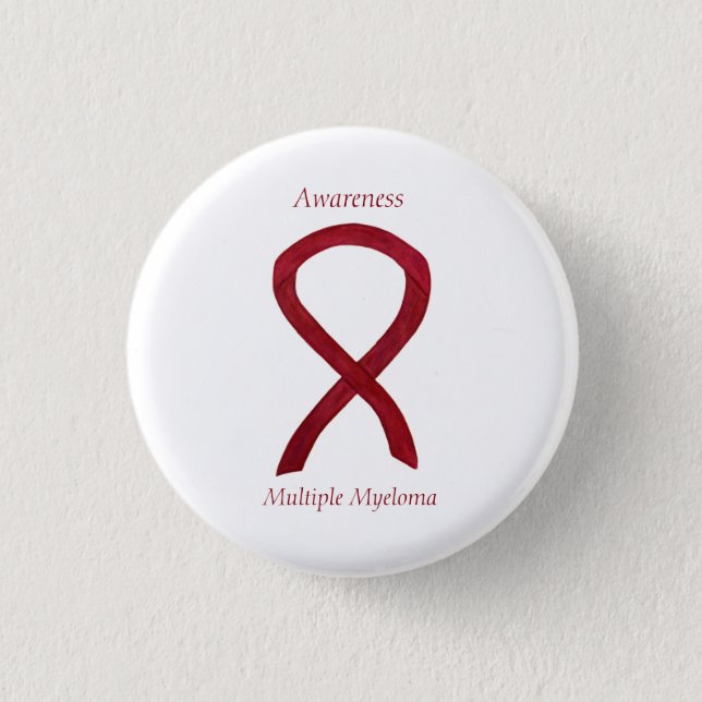 Multiple Myeloma Cancer Awareness Ribbon Pin (Front)