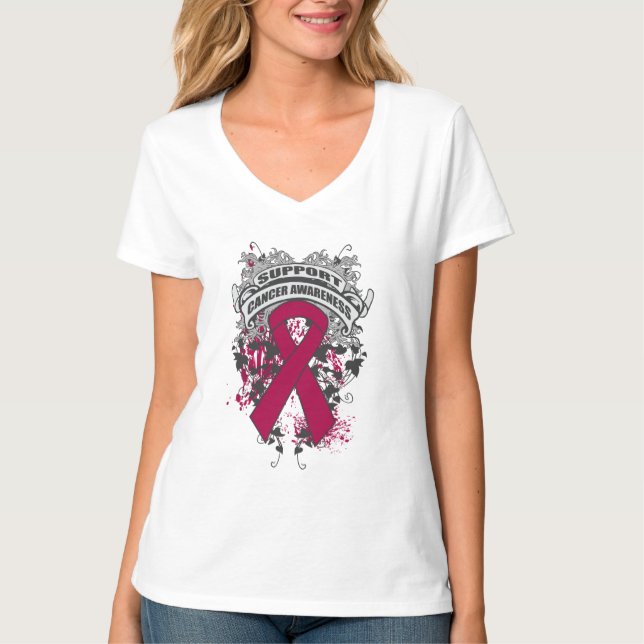 Multiple Myeloma - Cool Support Awareness Slogan T-Shirt (Front)