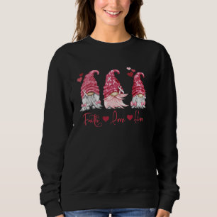 Multiple Myeloma Faith Hope Love Burgundy Gnomes H Sweatshirt