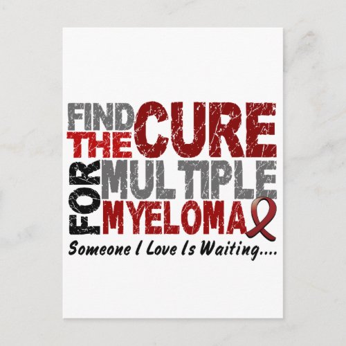 Multiple Myeloma FIND THE CURE 1 Postcard
