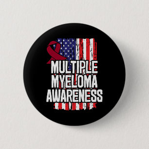 Multiple Myeloma Gift - Blood Cancer Awareness  Button