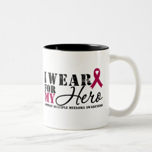 Multiple Myeloma Hero Ribbon Two-Tone Coffee Mug