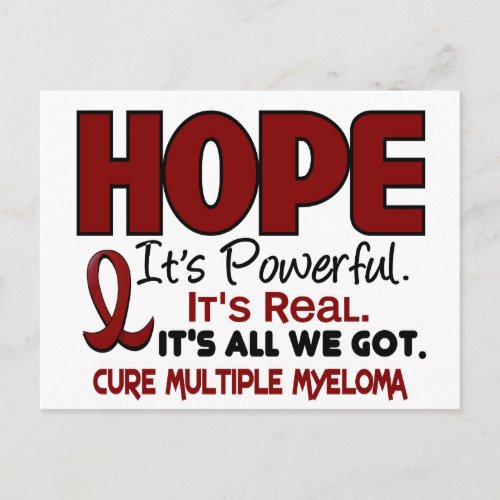 Multiple Myeloma HOPE 1 Postcard